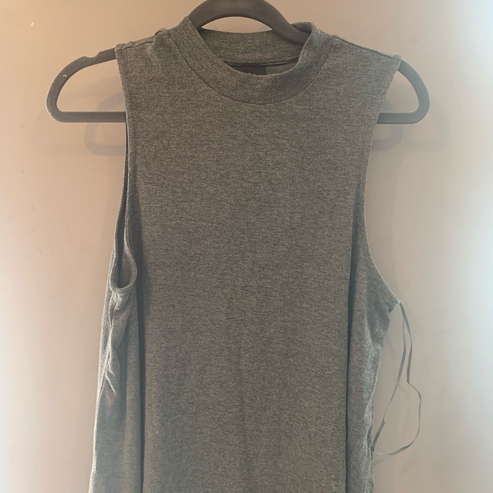 NWOT Mossimo Mock neck ribbed tunic tank